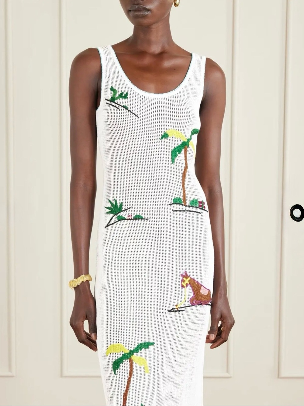 NWT Staud Luma Dress in Ivory